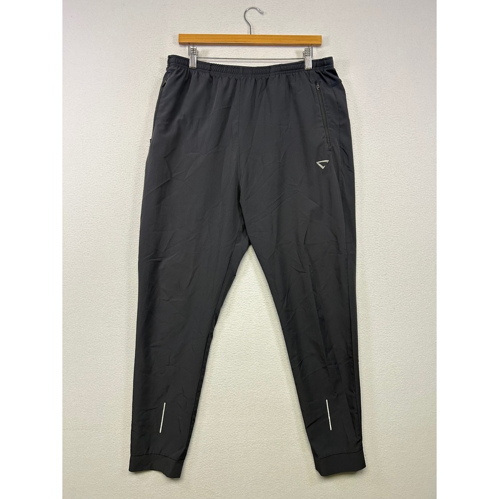 Gorpcore Techwear Cheetah Mens L Dark Gray Reflective Athletic Tapered Pants